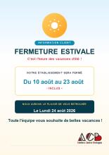 Vacances 2026